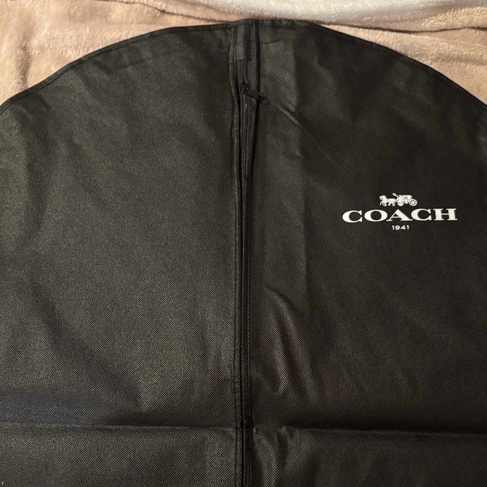 Coach Black Travel Garment Cover